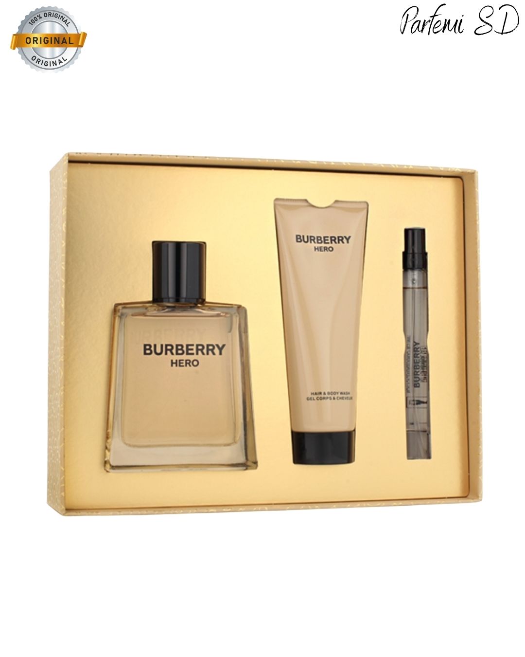 Burberry Hero EDT SET 100+75+10ml Parfemi SD za muskarce