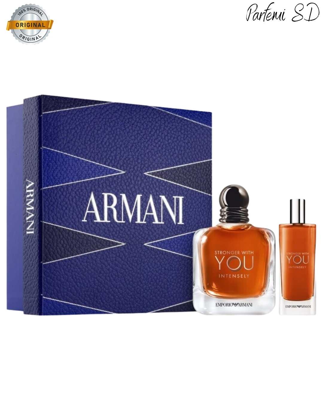 Giorgio Armani Stronger With You Intensely EDP SET 100+10ml Parfemi SD za muskarce