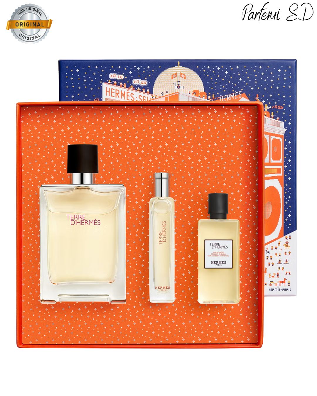 Hermes Terre D'Hermes EDT 100+15+40ml SET Parfemi SD za muskarce