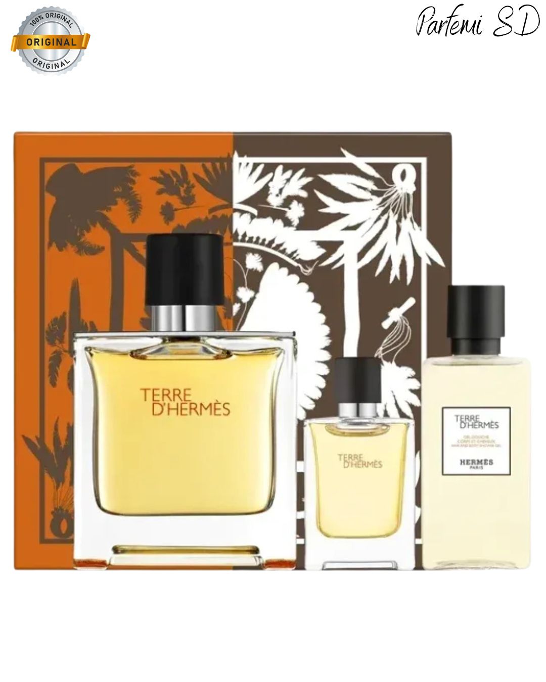Hermes Terre D'Hermes PARFUM 75+15+40ml SET Parfemi SD za muskarce