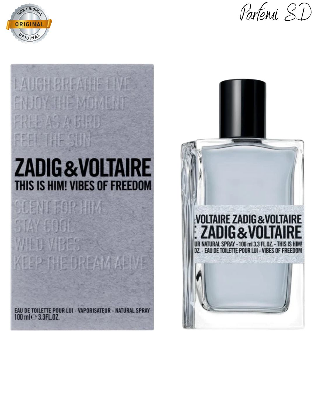 Zadig & Voltaire This Is Him Vibes Of Freedom EDP 100ml Parfemi SD muski parfem